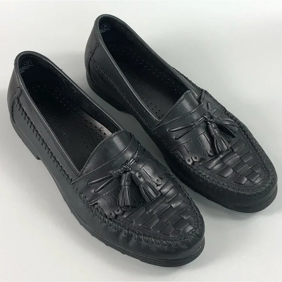 Earth | Shoes | Earth Shoe Mens Loafers Black Tassel Slip On  display picture 2